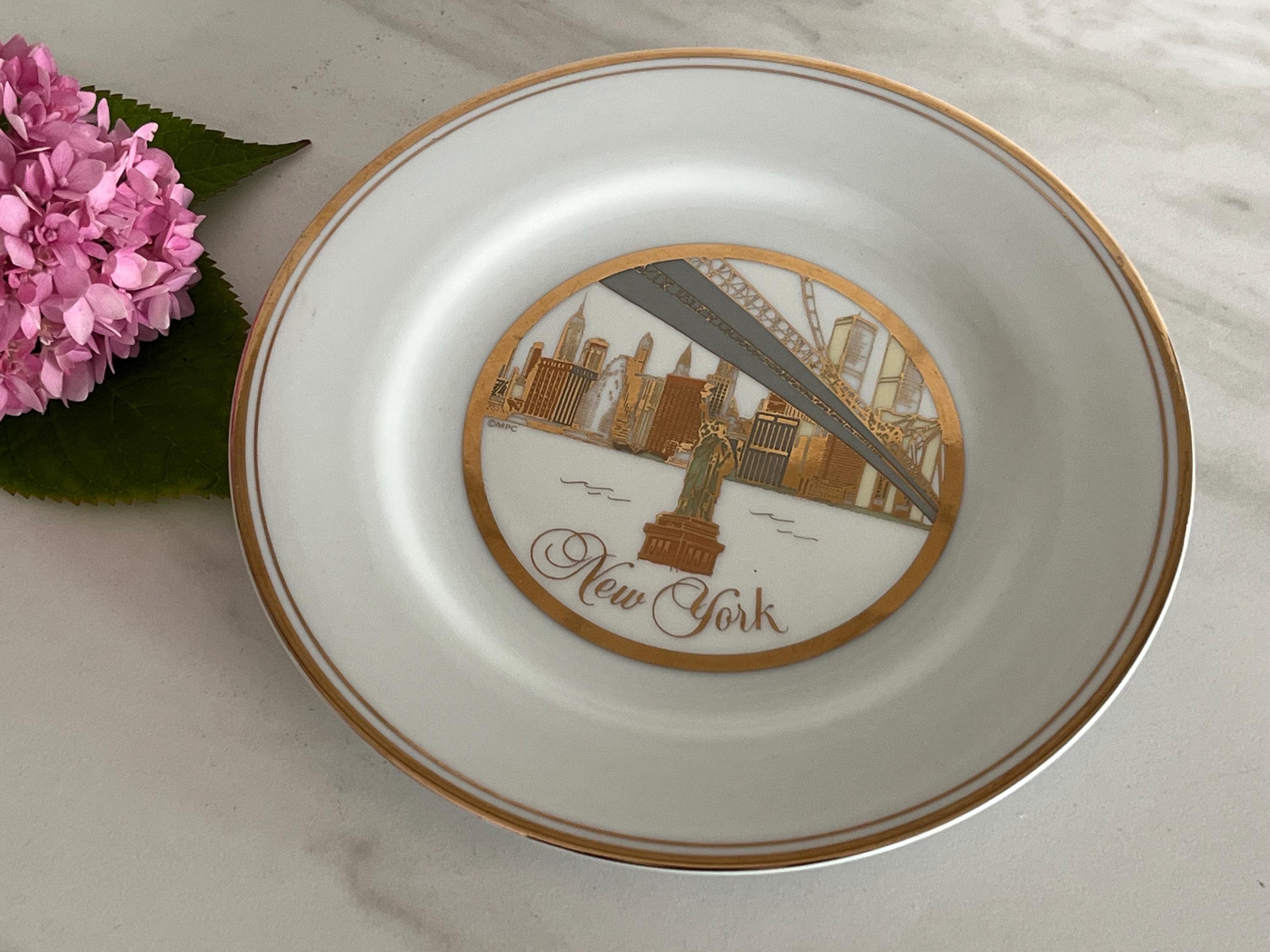 Nyc Souvenir Plate Vintage - Etsy