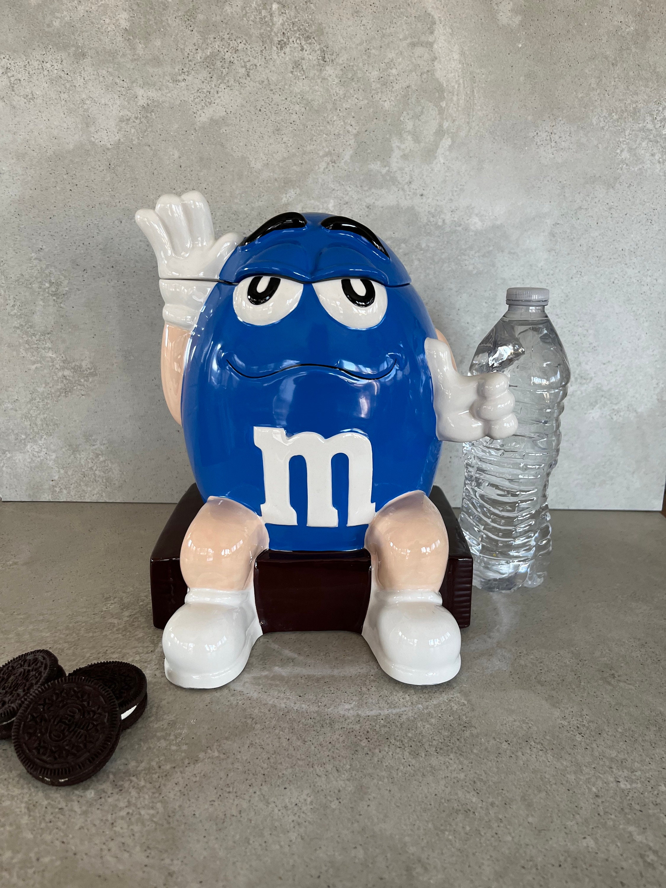 Collectible Vintage M&M Peanut Decorative Collectors Cookie Jar