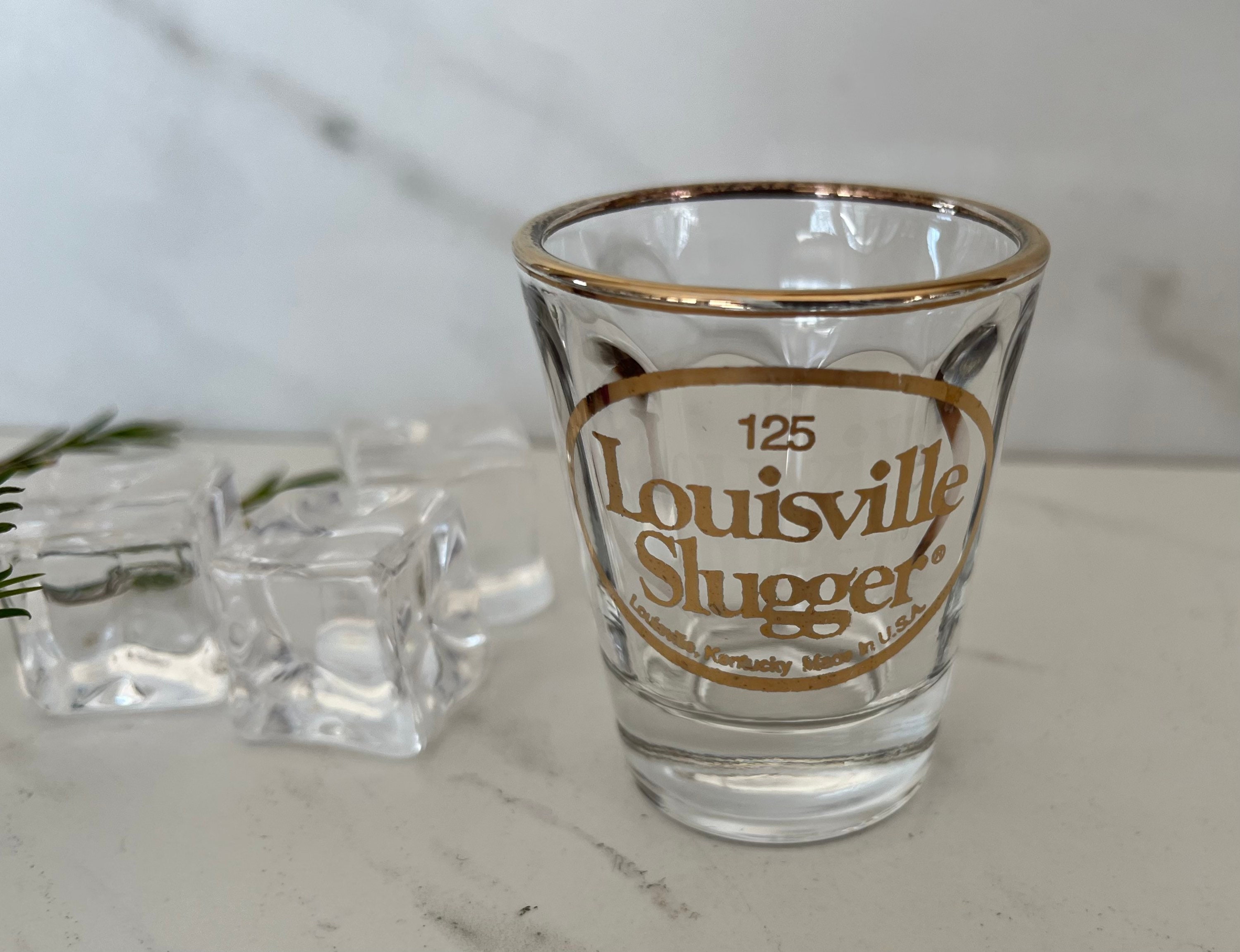 Louisville Slugger 125 Optic Vintage Souvenir Shot Glass With