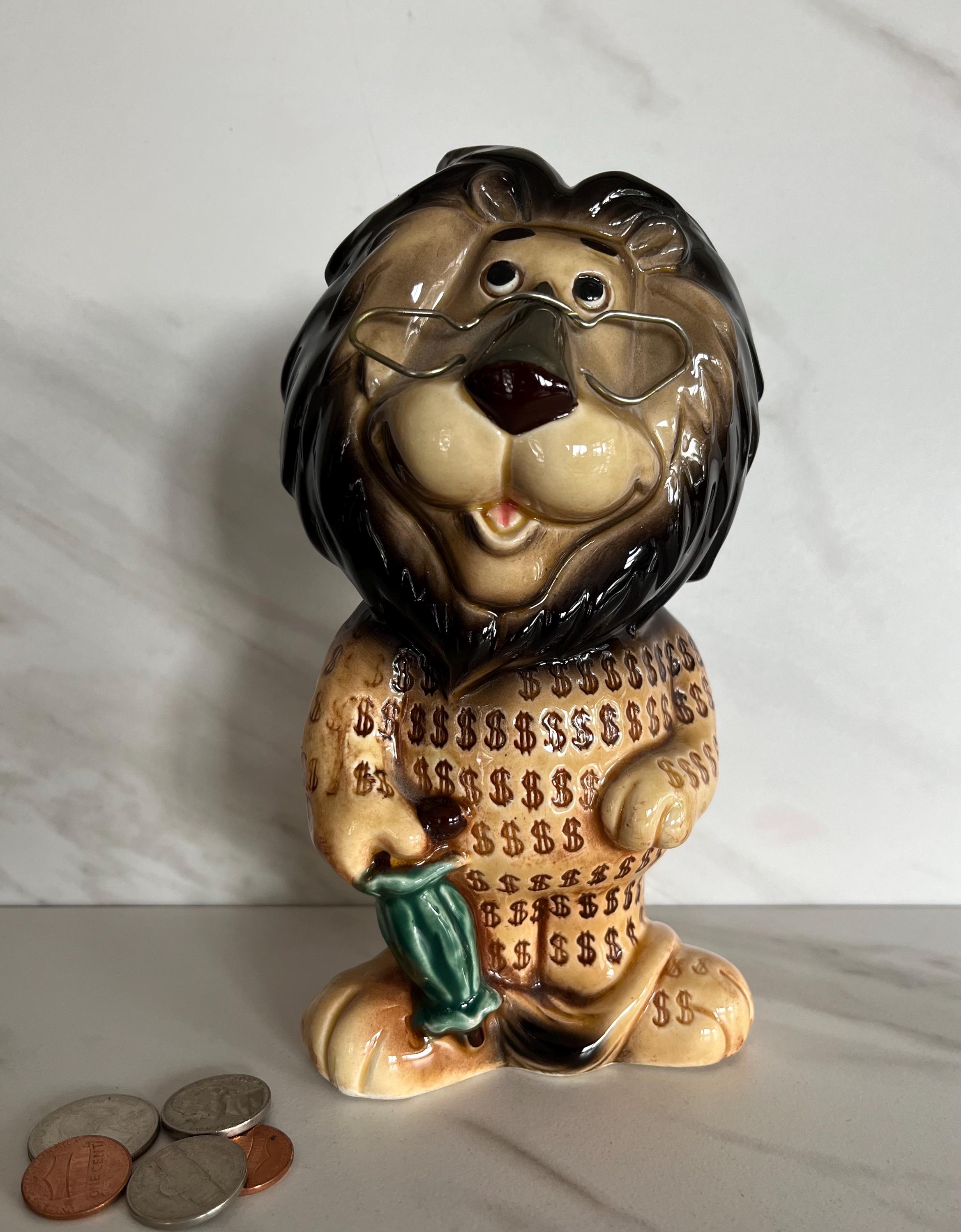 Harris Lion Ceramic Coinbank / ハリス ライオン Harris Lion Ceramic Coinbank / ハリス ライオン - TOYS