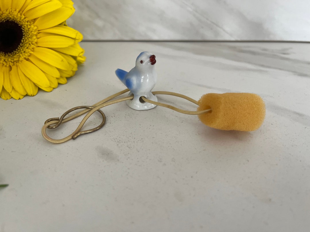 Blue Bird Porcelain Teapot Drip Catcher. Made in West Germany. Etsy