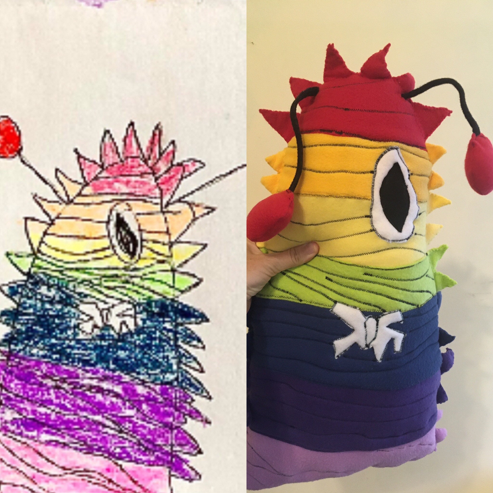 Turn Artwork Into Stuffys/ Kid Art/ Any Art/ Many Sizes/ Custom