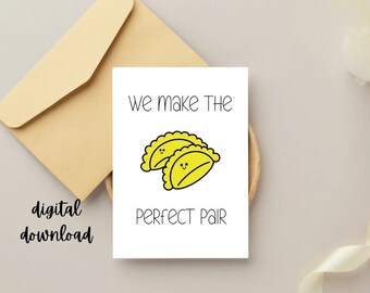 Pittsburgh Pierogi Valentine Digital Download