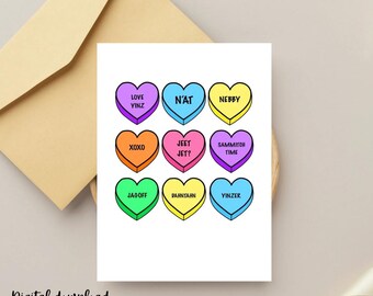 Pittsburgh Conversation Hearts Valentine Digital Download