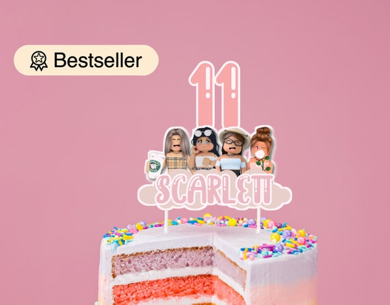 Roblox Birthday Cake Topper - roblox cake topper roblox birthday cake topper roblox etsy roblox 12th birthday cake hat Roblox Birthday Cake Topper - roblox 12th birthday cake hat