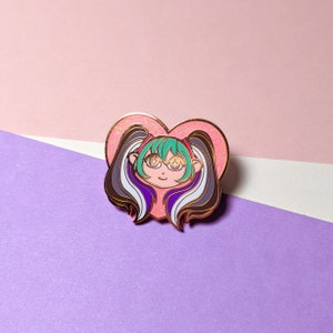 CLEARANCE | Miku Loves You | Ace Pride | Enamel Pin