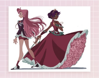 Utena & Anthy | Poster Print