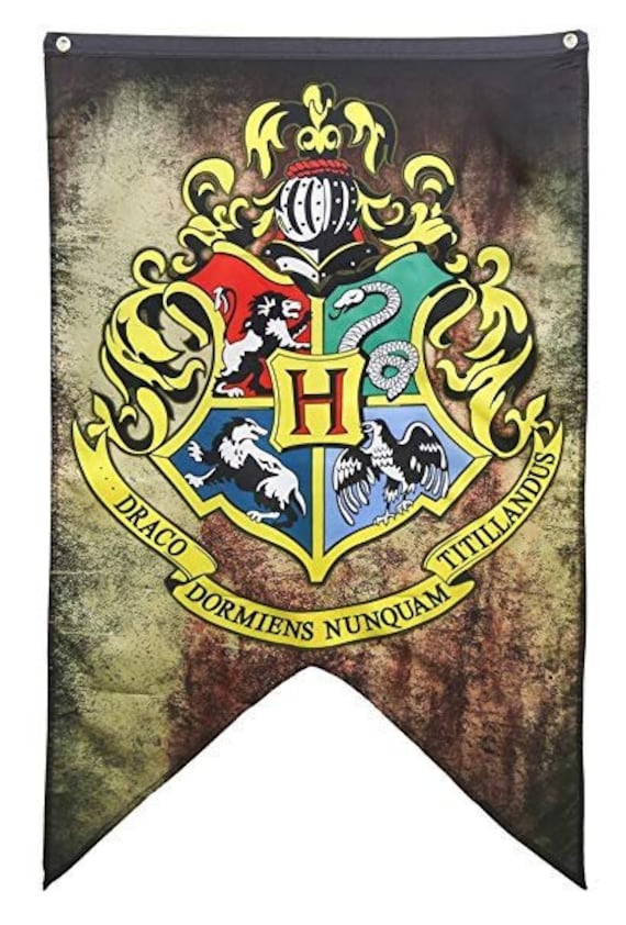 Harry Potter UK Harry Potter Banner Flag Gryffindor Slytherin Ravenclaw