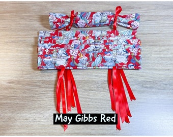 Reusable Fabric Christmas Crackers. Various designs.