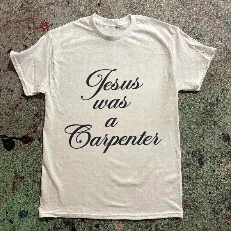 Jesus Was a Carpenter Tshirt Jesus Was a Carpenter Music Sweatshirt Sabrina Carpenter Hoodie
