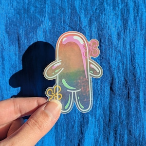 Bubble Holographic Vinyl Sticker