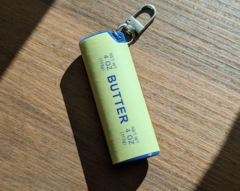 Butter Lighter Case Keychain