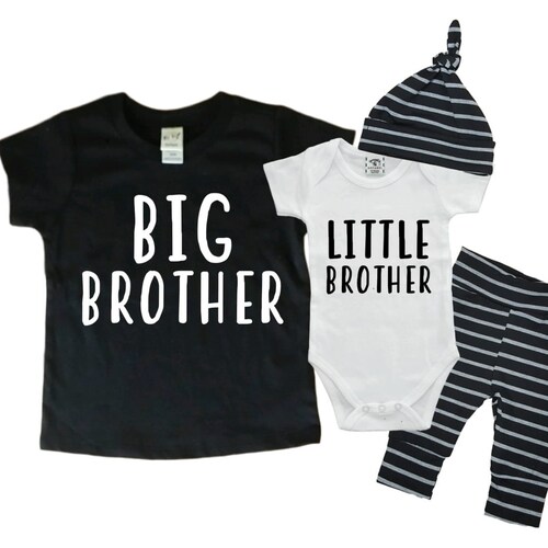 BIG BROTHER Little Brother Outfit Baby Boy Coming Home - Etsy