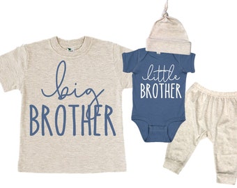 Big Sister/little Brother Matching Sibling Set. Baby Shower Gift. Take ...