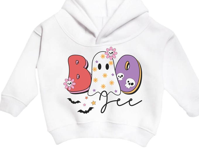 Cute Halloween Fleece Hoodie. Boo. Boo jee. Girls Halloween. Girls Halloween. Baby Girl Ghost Sweatshirt. Cute Halloween . Pink Halloween