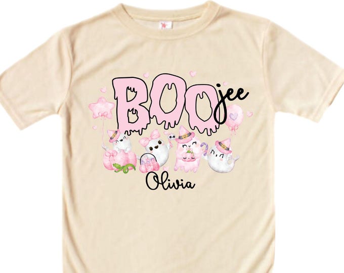 Cute Halloween Shirt. Boo. Boo jee. Girls Halloween. Girls Halloween. Baby Girl Ghost Shirt. Cute Halloween Shirt. Pink Halloween
