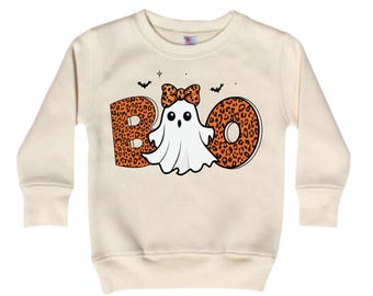 Cute Halloween Fleece Sweatshirt. Boo. Boo jee. Girls Halloween. Girls Halloween. Girl Ghost Sweatshirt. Cute Halloween . Pink Halloween