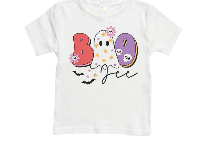 Cute Halloween Shirt. Boo. Boo jee. Girls Halloween. Girls Halloween. Baby Girl Ghost Shirt. Cute Halloween Shirt. Pink Halloween