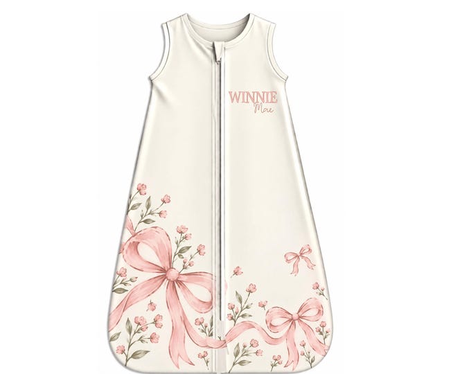 Personalized Baby Sleep Sack. Newborn Coming Home Outfit. Baby Sleep Sack. Kawaii Capybara Themed