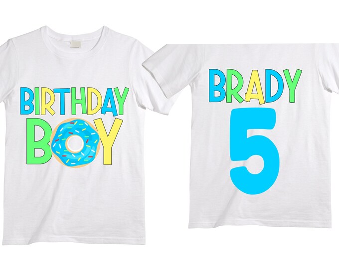 Donut Birthday Donut Donut Lose Your Sprinkles FIVE Birthday Boy Shirt. Cake Smash Birthday Shirt. 5th Donut Birthday. Birthday Shirt