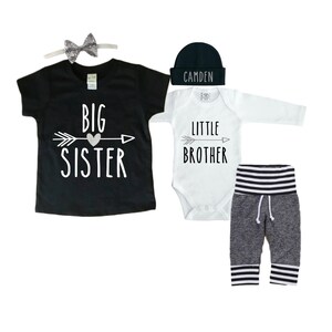 etsy big sister little brother outfits