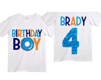Donut Birthday Donut Donut Lose Your Sprinkles FOUR Birthday Boy Shirt. Cake Smash Birthday Shirt. 4th Donut Birthday. Birthday Shirt