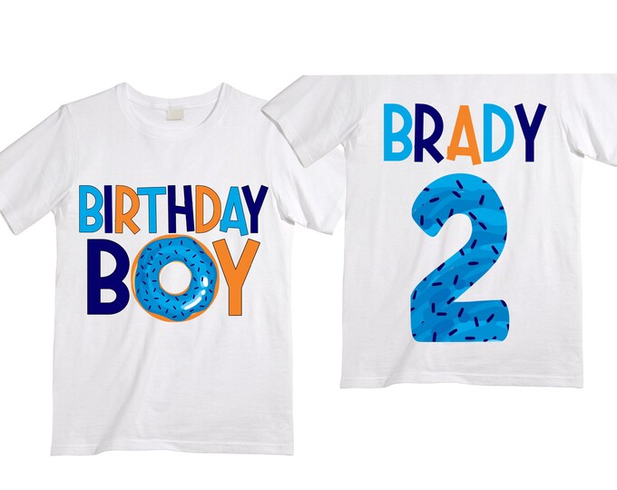 Donut Birthday Donut Donut Lose Your Sprinkles TWO Birthday Boy Shirt. Cake Smash Birthday Shirt. 2nd Donut Birthday. Birthday Shirt