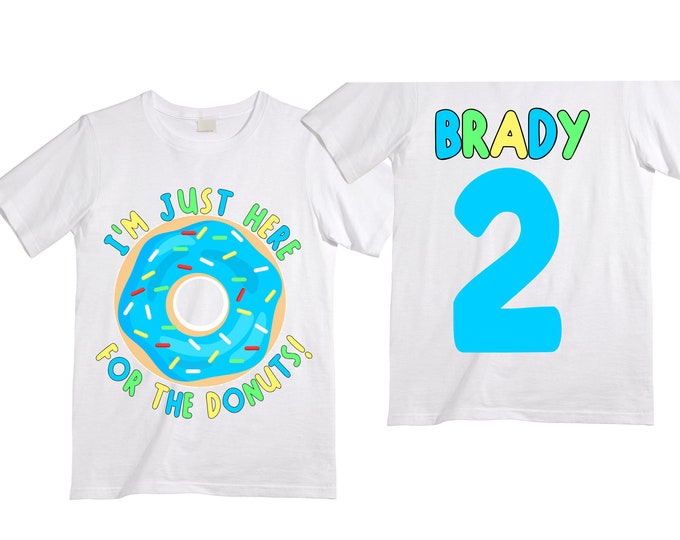 Donut Birthday Donut Donut Lose Your Sprinkles TWO Birthday Boy Shirt. Cake Smash Birthday Shirt. 2nd Donut Birthday. Birthday Shirt