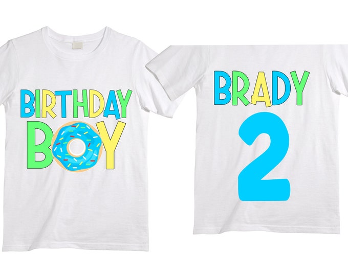 Donut Birthday Donut Donut Lose Your Sprinkles TWO Birthday Boy Shirt. Cake Smash Birthday Shirt. 2nd Donut Birthday. Birthday Shirt