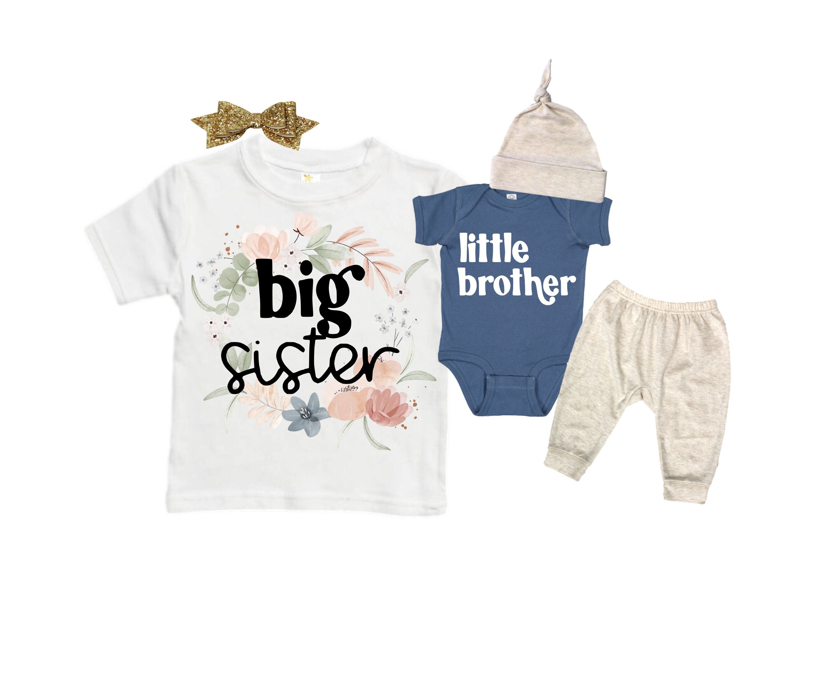 Big sister little brother matching outlet pajamas
