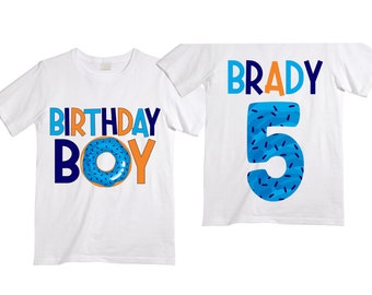 Donut Birthday Donut Donut Lose Your Sprinkles FIVE Birthday Boy Shirt. Cake Smash Birthday Shirt. 5th Donut Birthday. Birthday Shirt