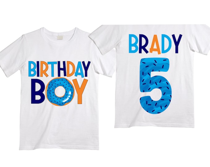 Donut Birthday Donut Donut Lose Your Sprinkles FIVE Birthday Boy Shirt. Cake Smash Birthday Shirt. 5th Donut Birthday. Birthday Shirt