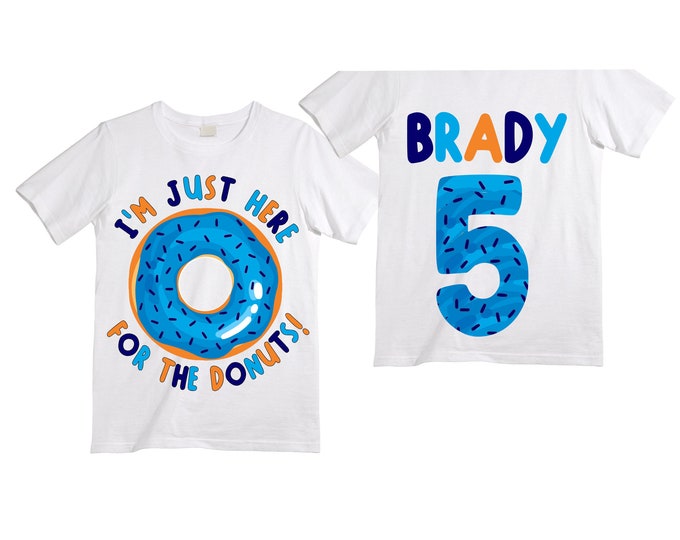Donut Birthday Donut Donut Lose Your Sprinkles FIVE Birthday Boy Shirt. Cake Smash Birthday Shirt. 5th Donut Birthday. Birthday Shirt