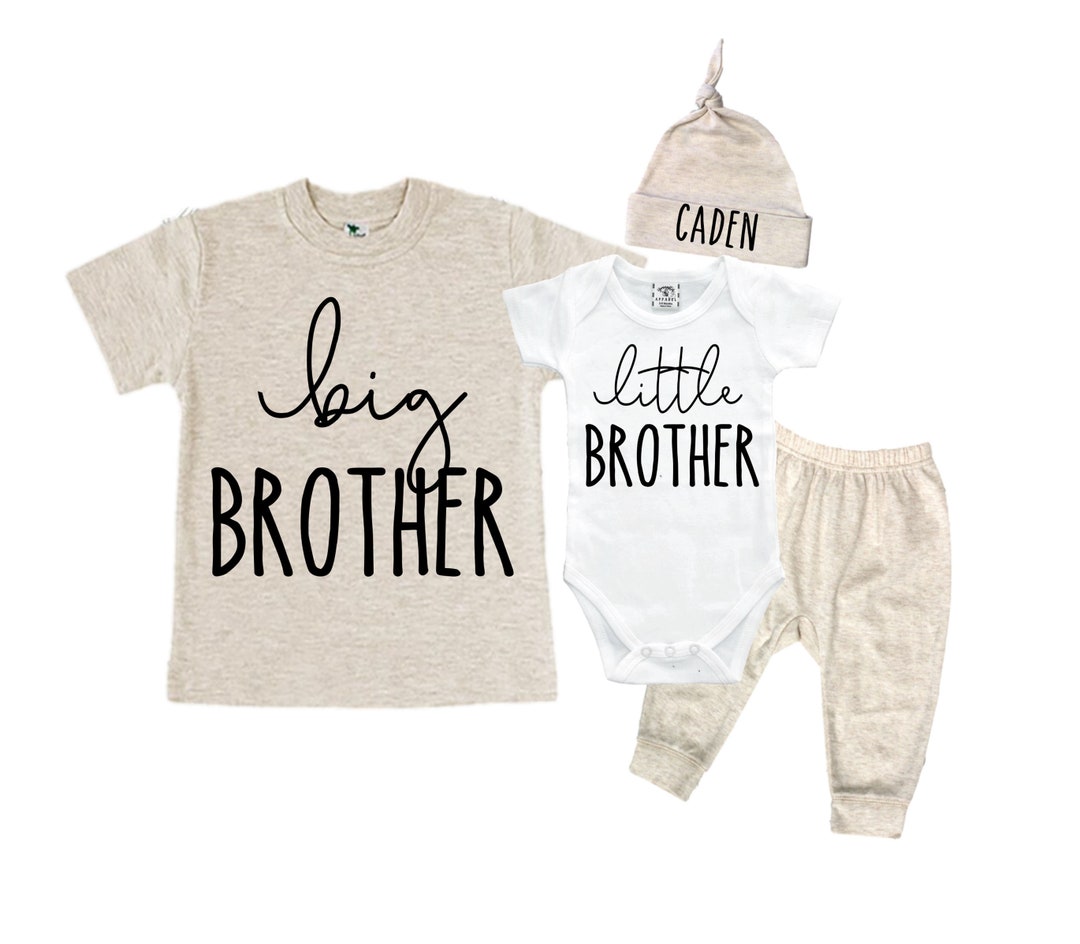 Big Brother/little Brother Matching Sibling Set. Baby Shower Gift. Take ...