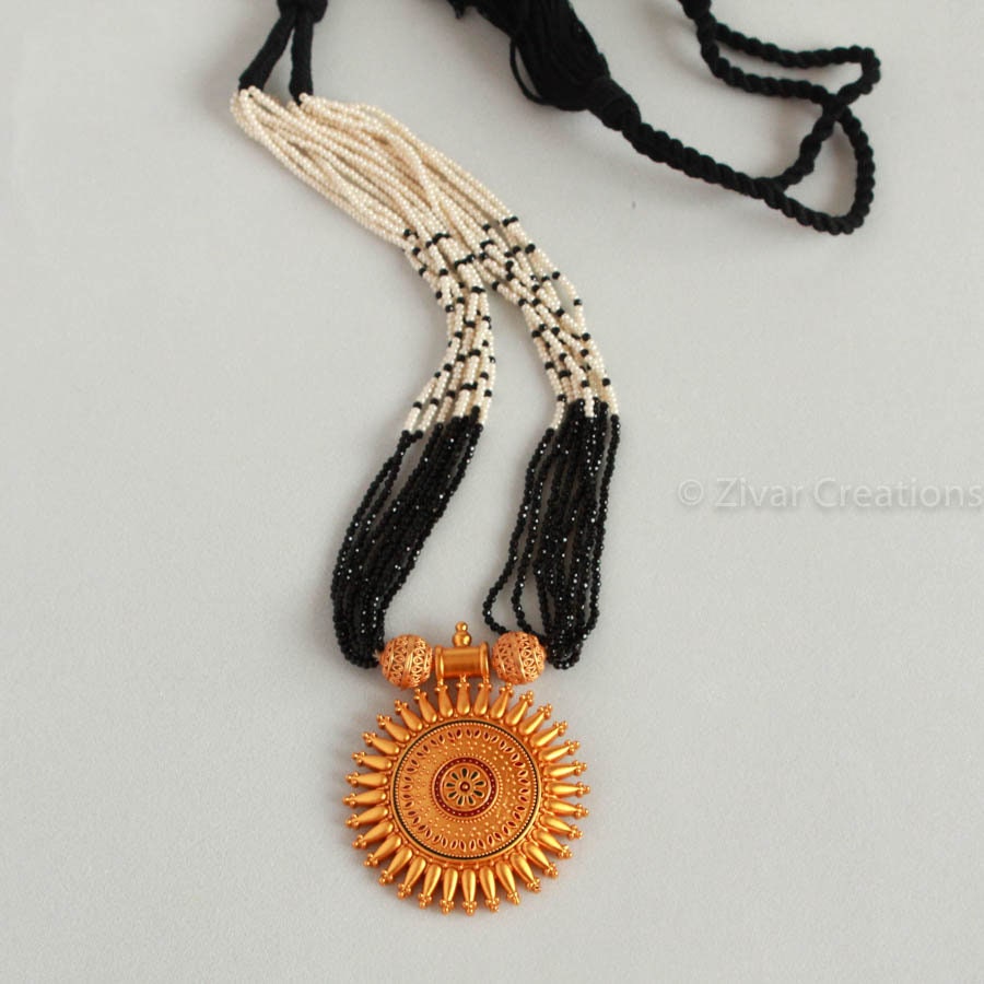 Golden Pendant Fancy Mangalsutra 
