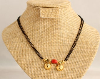 Flower Two Vati Long Mangalsutra