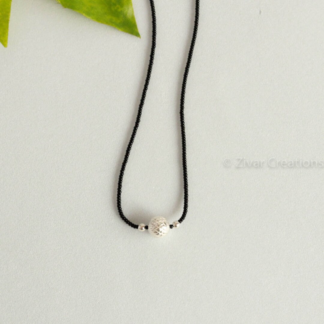 Pure silver shop mangalsutra online