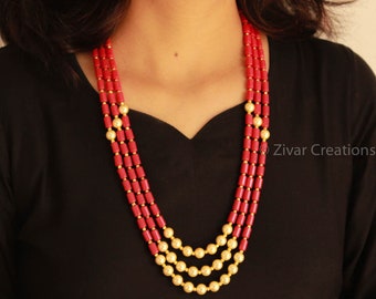 Pearl Necklace Indian Jewelry 