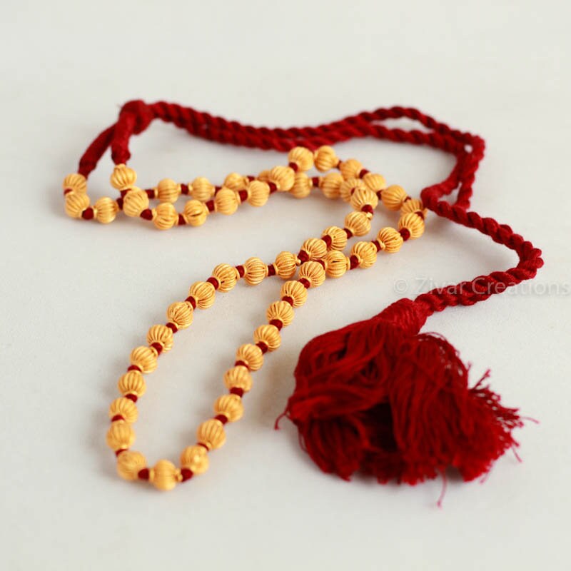 Maroon Thread Single Line Jomale Ethnic Handcrafted | Etsy India