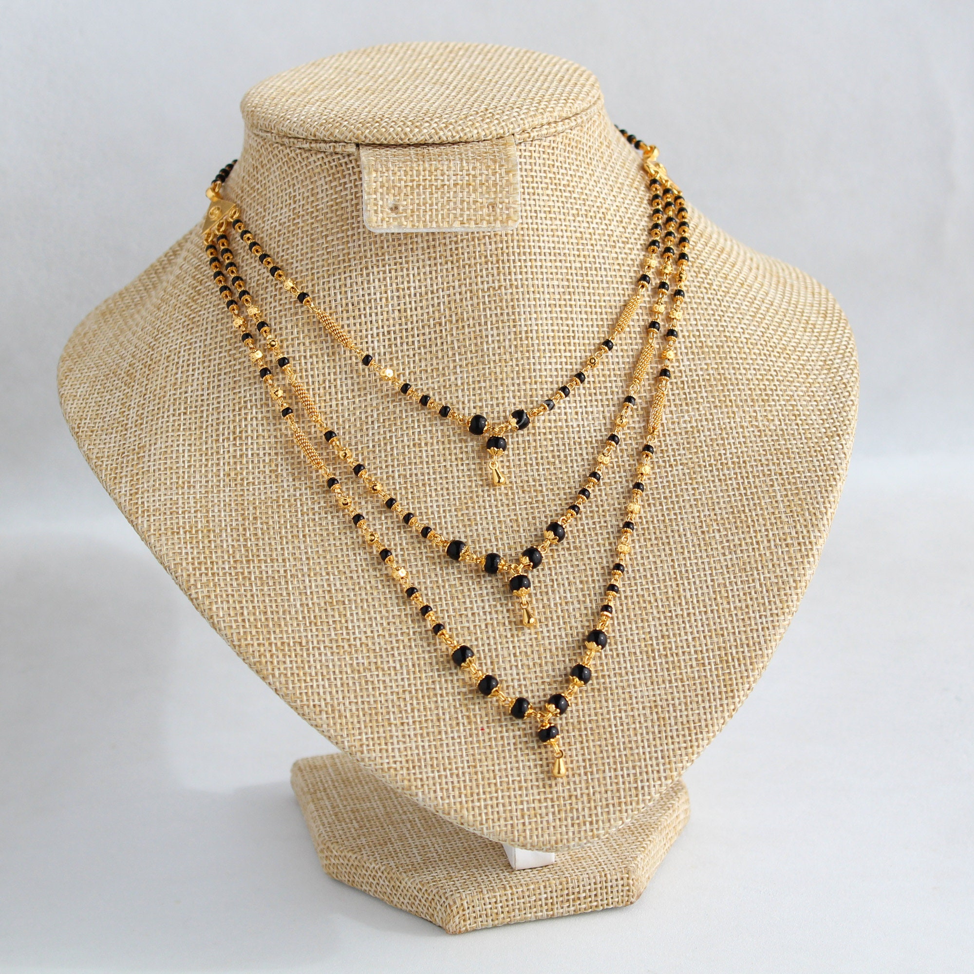 Three chain mangalsutra deals