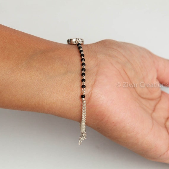 EVIL EYE MANGALSUTRA BRACELET – Fine Silver Jewels - Shop for Pure 925  Silver Jewellery Online in India