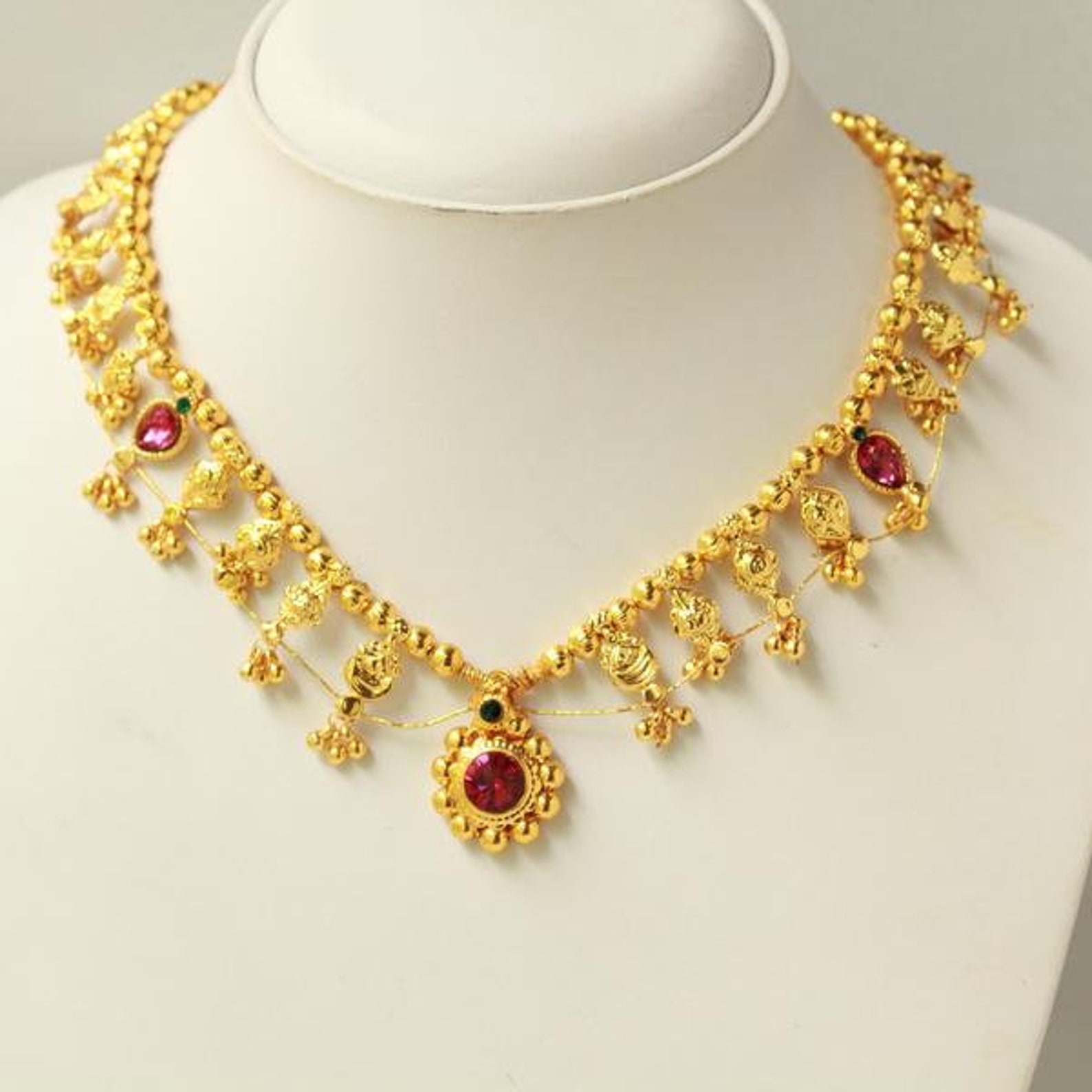 Fancy Kolhapur Saaz marathi jewellery Indian Jewellery Etsy