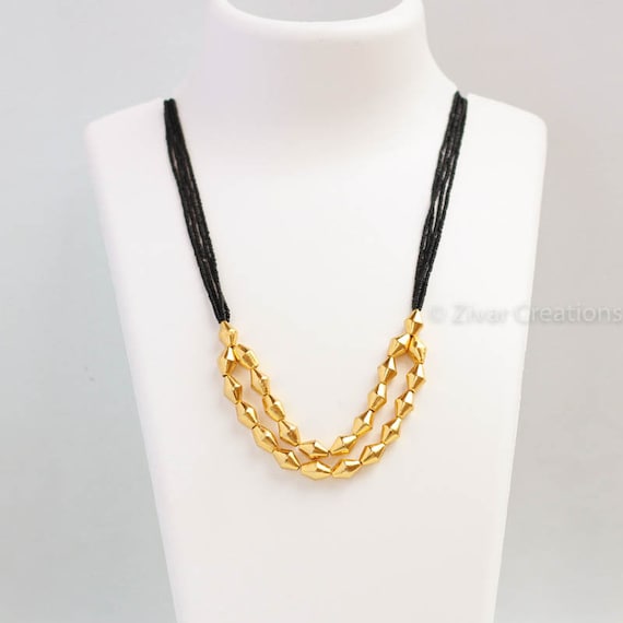 Dholki Beads Mangalsutra Bhoar Beads Mangalsutra Fancy