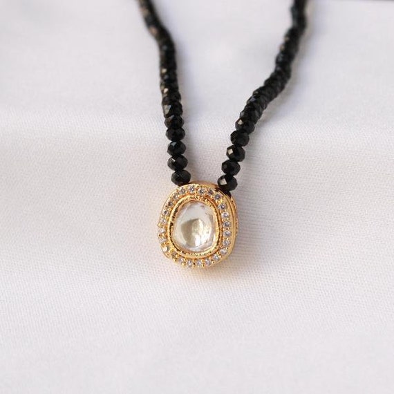 Single Fancy Kundan Mangalsutra - Etsy 