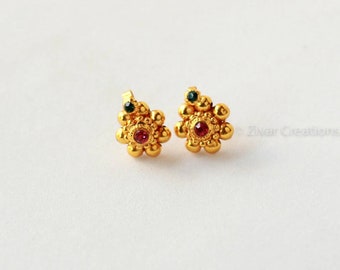 Saaz earring, Gold plating EarringDaily Wear, gift for her