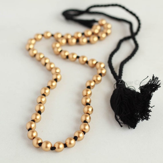 Black Thread Necklace Indian Jewellery 