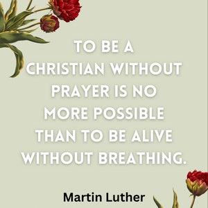 Reformed, reformed theology, martin luther quote, christian wall art, reformed art, vintage floral print,