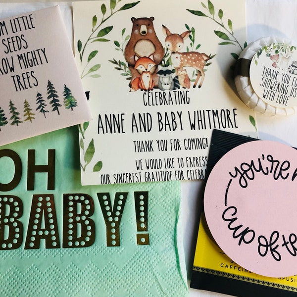 Virtual Baby Shower Favors Etsy