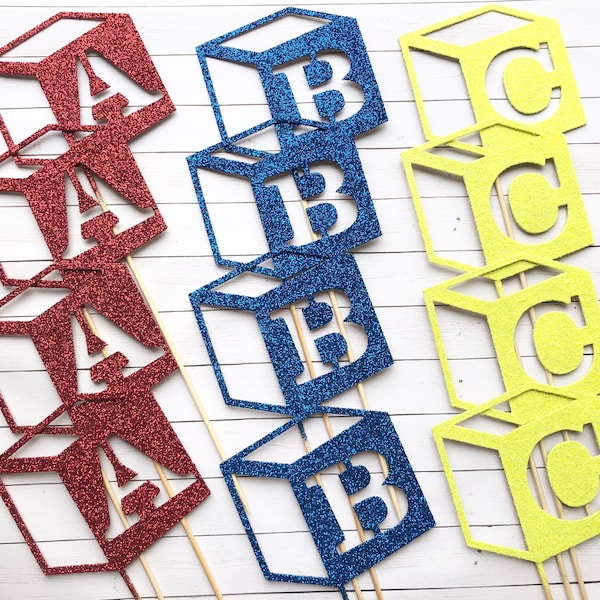 Block Centerpiece Etsy