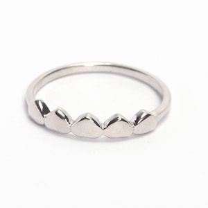 Sterling Silver Tiny Wave Shape Irregular Adjustable Ring, Modern Minimal Ring, Dainty Delicate Ring, Silver Wave Ring, Gift For Her
